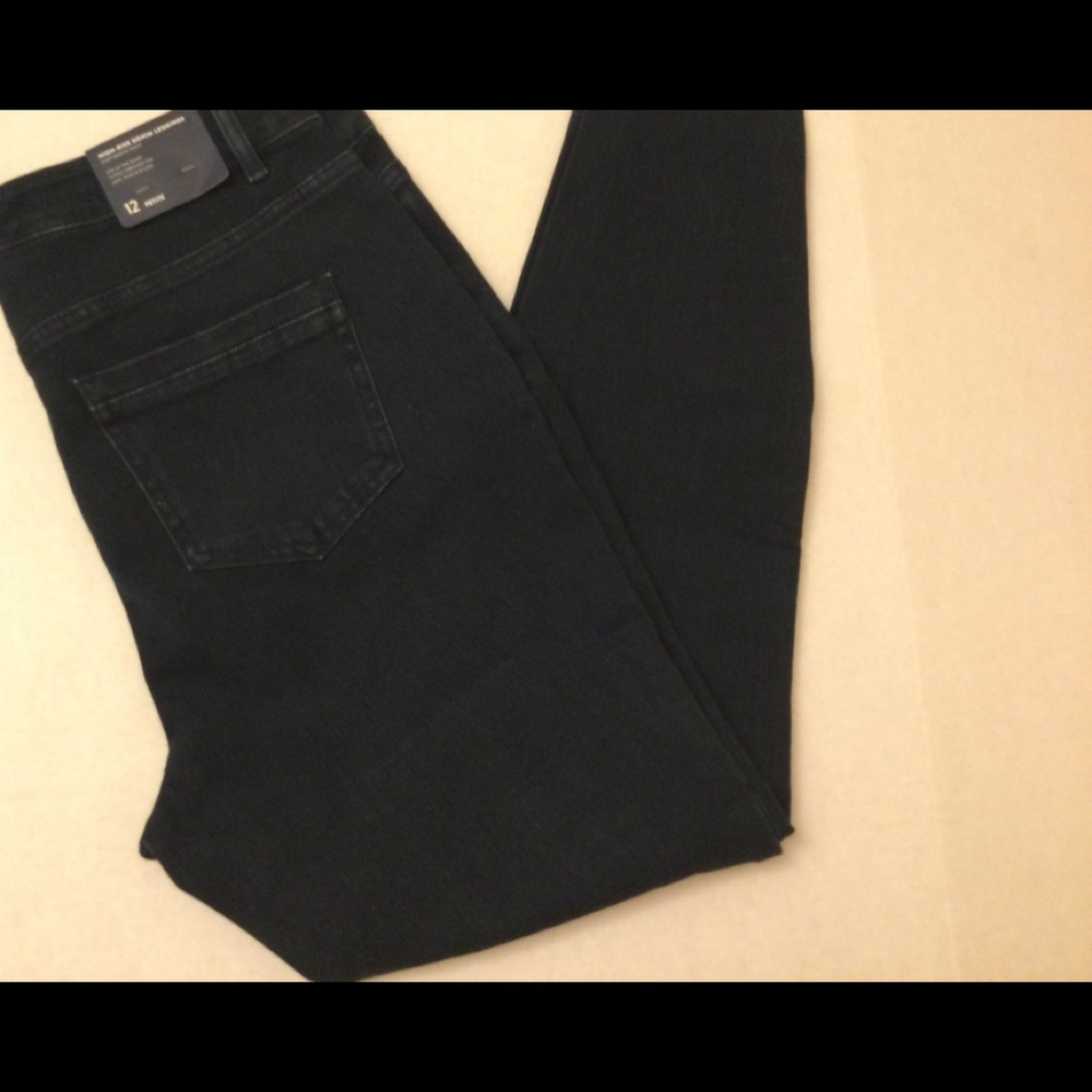 JJill Denim leggings.  Indigo blue 12 petite.  NWT.  They fit tight.  High rise.